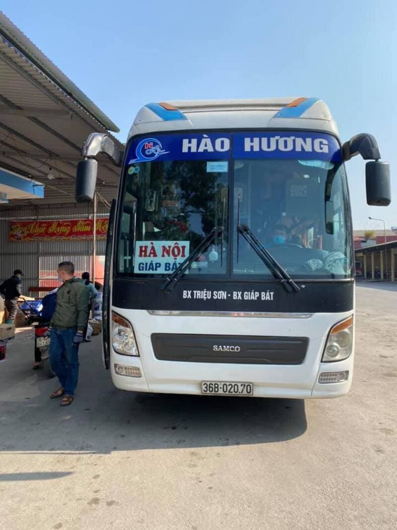 Nhà xe Hào Hương Thanh Hóa đi Hà Nội Hải Phòng Đông Sơn