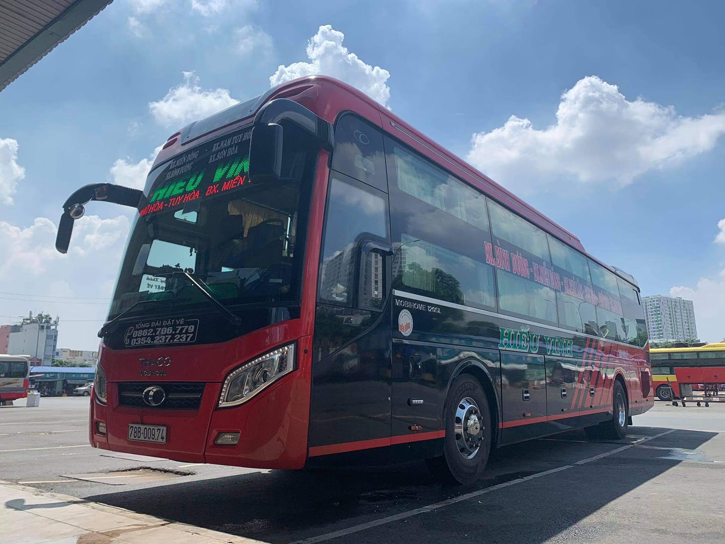 Nhà xe Hiếu Vinh Phú Yên Sài Gòn TPHCM bến xe Miền Đông