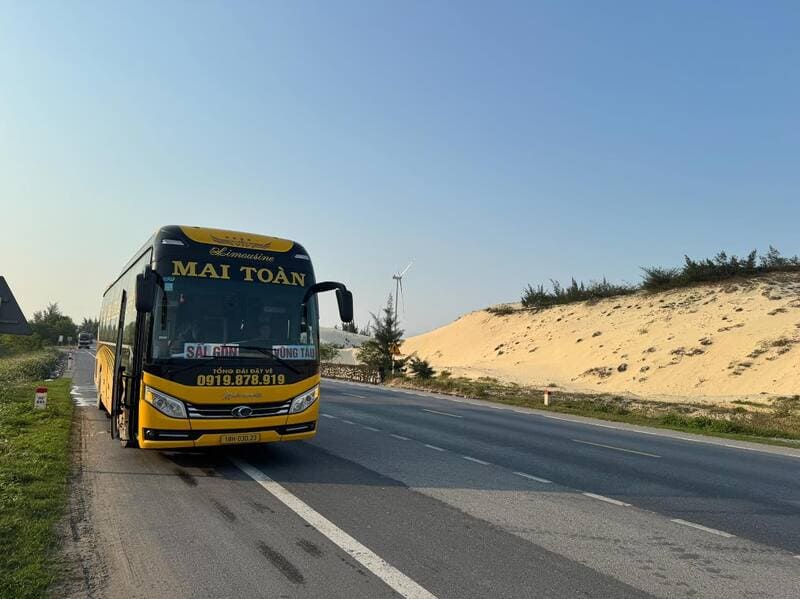 Nhà xe Mai Toàn Nam Định đi Vũng Tàu LaGi An Sương Sài Gòn