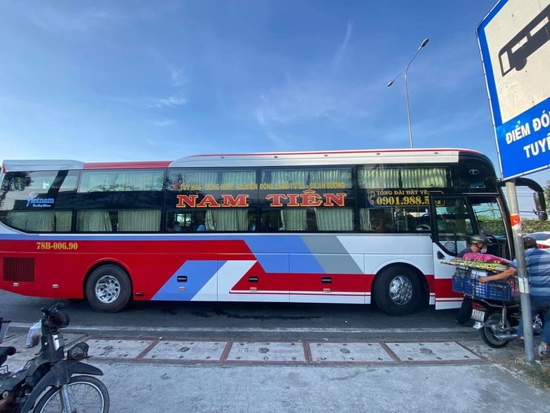 Nhà xe Nam Tiên Tây Hòa Phú Yên đi Sài Gòn bến xe Miền Đông