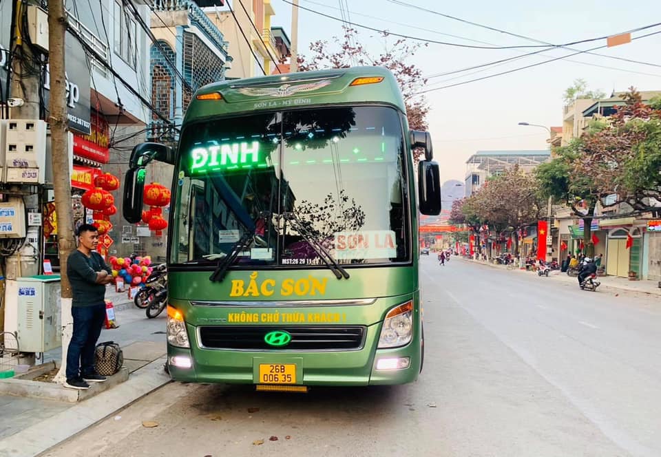Nhà xe Bắc Sơn Mường La Mỹ Đình đi Sơn La Hà Nội Yên Nghĩa