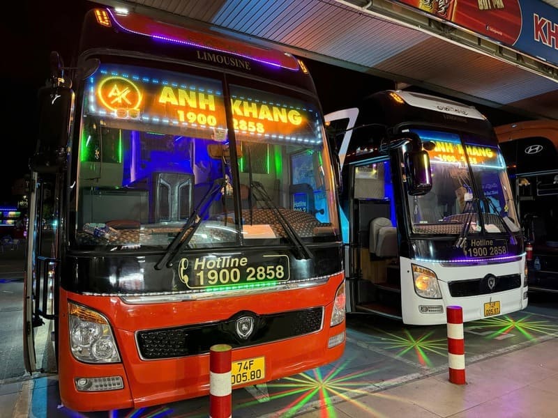 Nhà xe Anh Khang limousine Sài Gòn Cư Jút Nam Dong Đắk Nông