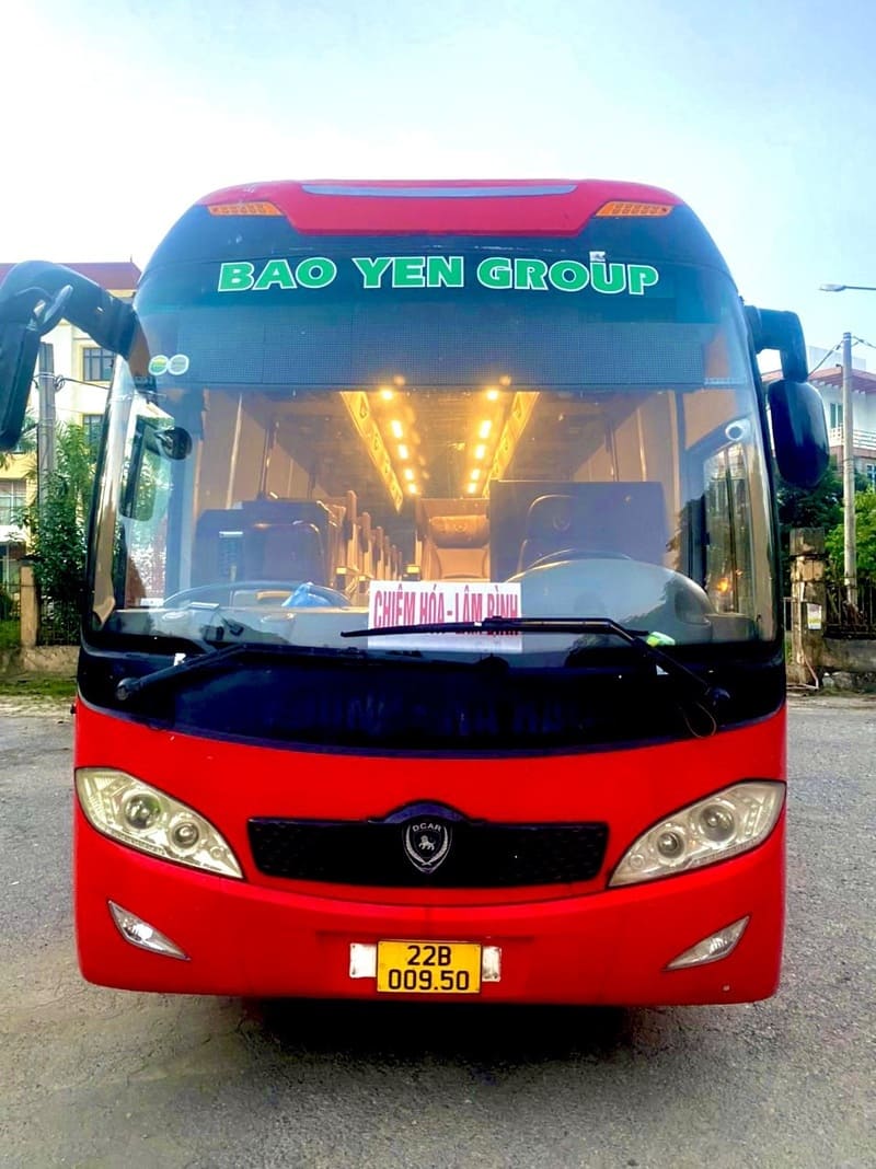 Nhà xe Bảo Yến Tuyên Quang Chiêm Hóa Na Hang Hà Nội Bắc Ninh