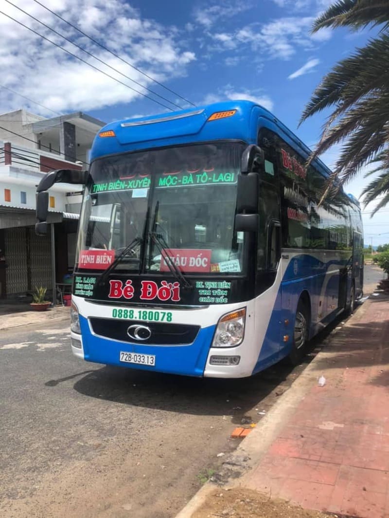 Nhà xe Bé Đời Vũng Tàu An Giang LaGi Khánh Bình Tịnh Biên