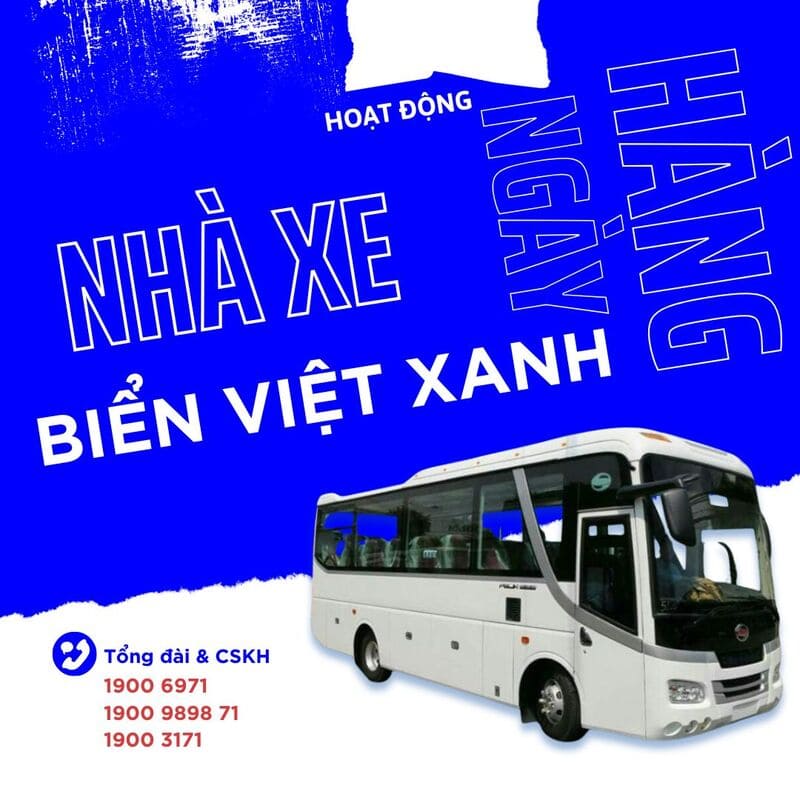 Nhà xe Biển Việt Xanh từ Chợ Lách Bến Tre đi TPHCM Quận 5