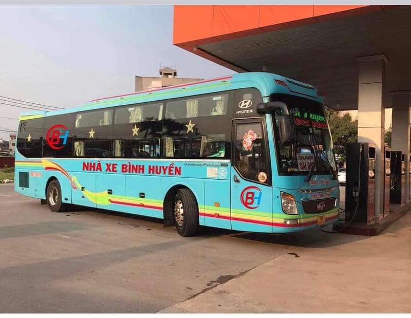 Nhà xe Bình Huyền Bắc Giang đi Gia Lai Bình Dương TPHCM