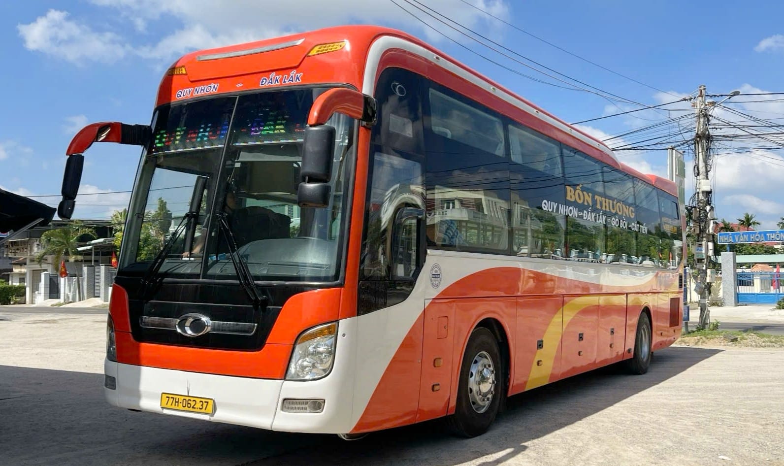 Nhà xe Bốn Thương Quy Nhơn Đắk Lắk: Số điện thoại, giá vé