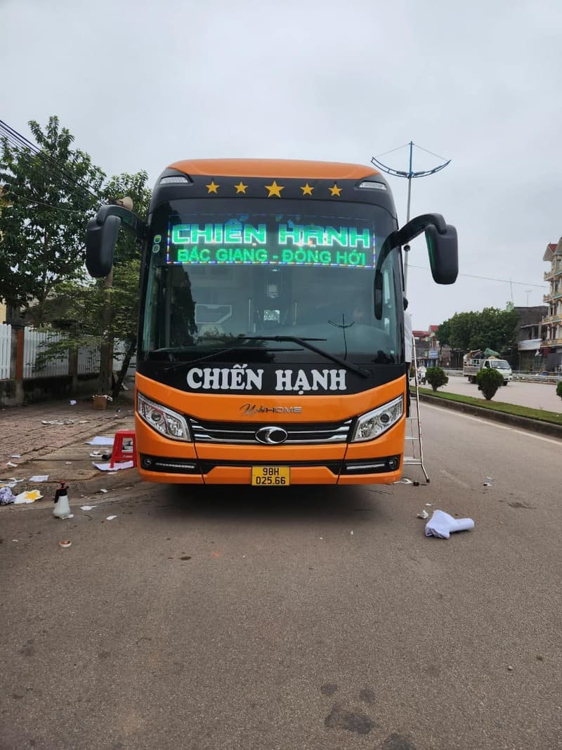 Nhà xe Chiến Hạnh Lục Ngạn Bắc Giang đi Thanh Hóa Quảng Bình
