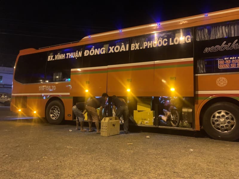 Nhà xe Diễm Phương Vĩnh Thuận Kiên Giang đi Bình Phước