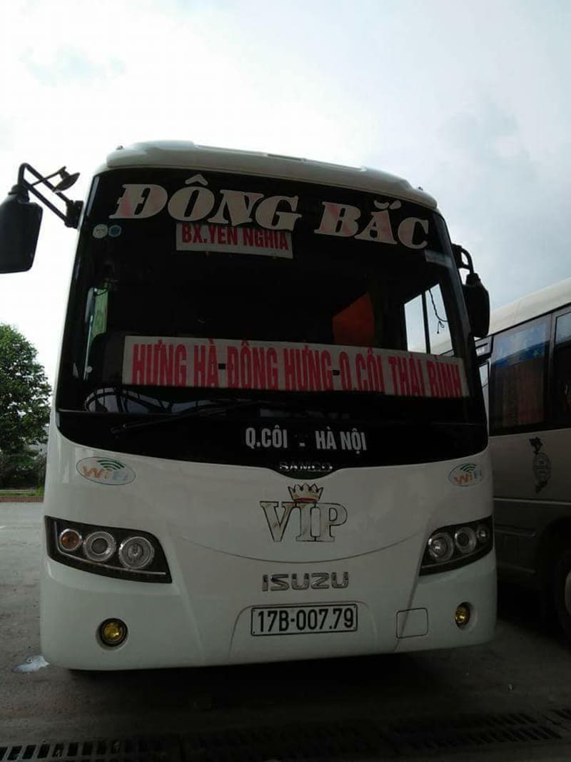 Nhà xe Đông Bắc Hưng Hà Đông Hưng Thái Bình đi Hà Nội