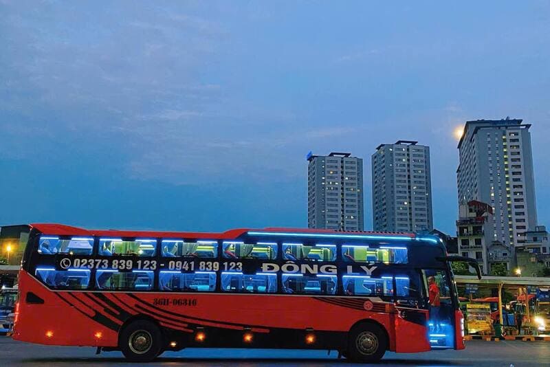 Nhà xe Đông Lý Thanh Hóa đi Bắc Ninh Thái Nguyên Hà Nội