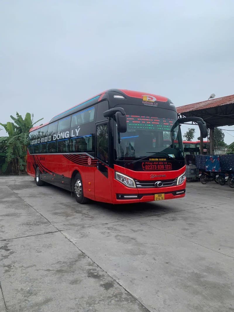 Nhà xe Đông Lý Thanh Hóa đi Bắc Ninh Thái Nguyên Hà Nội