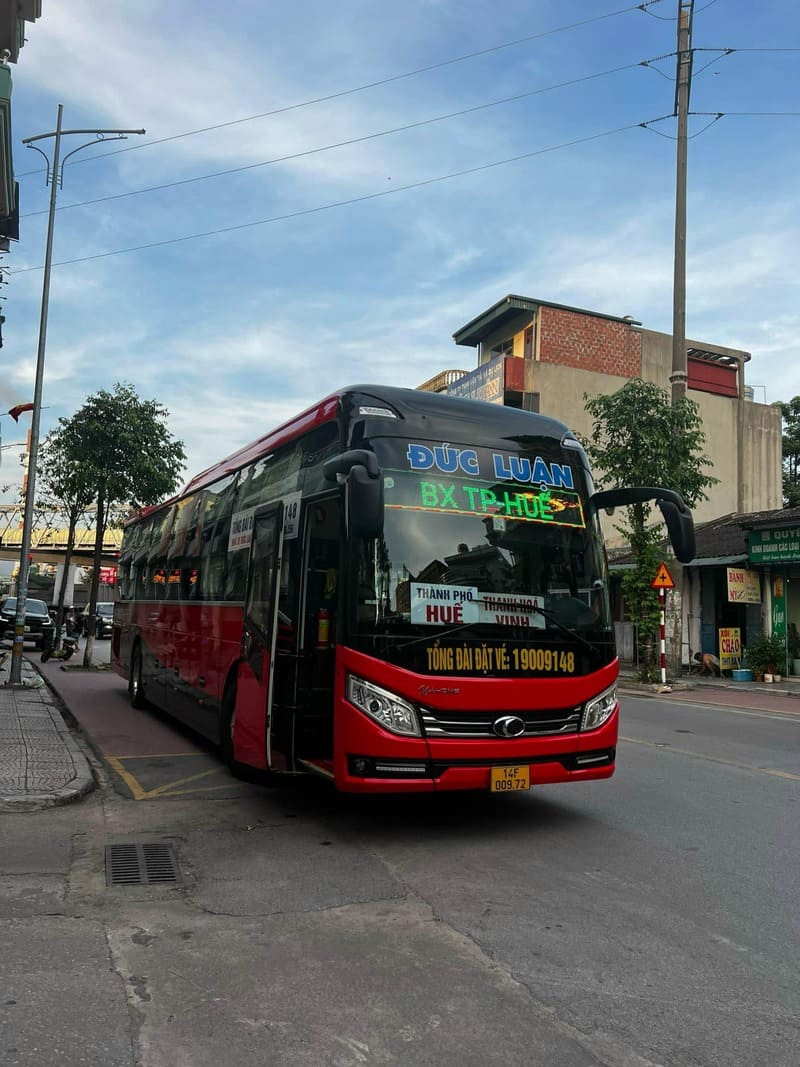 Nhà xe Đức Luận Quảng Ngãi đi Vân Đồn Móng Cái Đà Nẵng Huế
