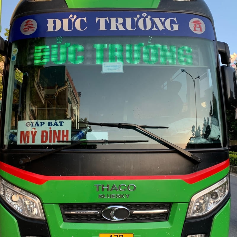 Nhà xe Đức Trưởng Thái Thụy Thái Bình đi Hà Nội Giáp Bát Mỹ Đình