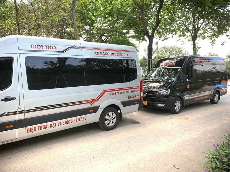 Nhà xe Giỏi Hoa Limousine Thái Thụy Thái Bình đi Hà Nội tận nơi