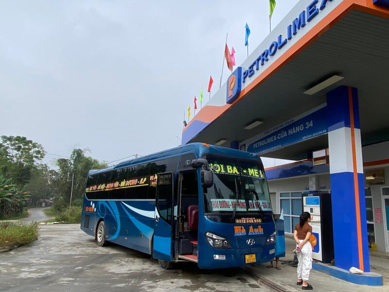 Nhà xe Hà Anh Lục Yên Bắc Giang đi Bắc Ninh Hà Nội Hải Phòng