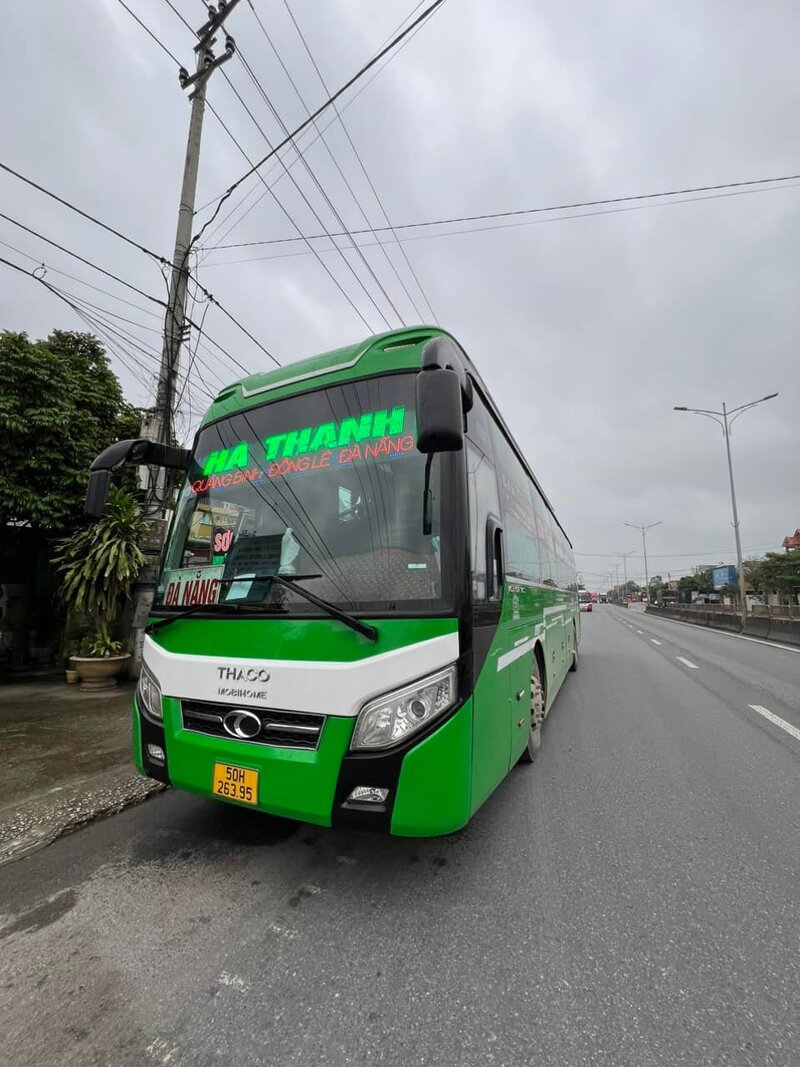 Nhà xe Hà Thanh Đà Nẵng Quảng Bình Đồng Lê Ba Đồn Kim Lũ