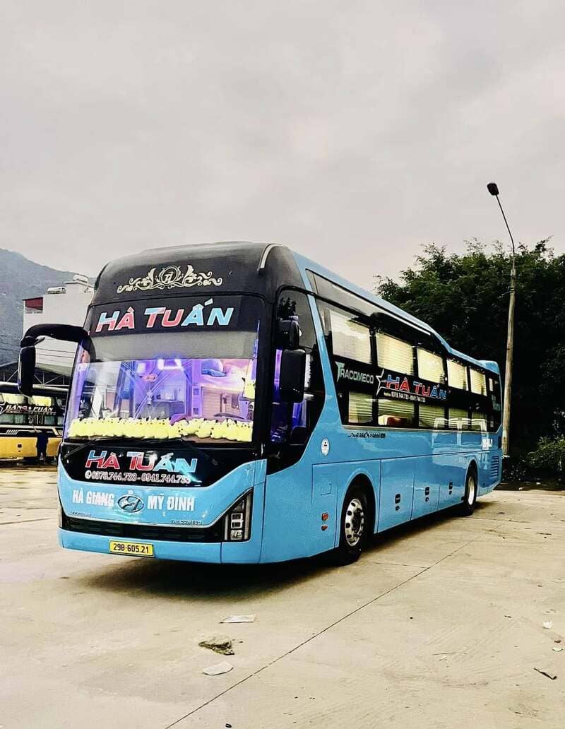 Nhà xe Hà Tuấn Buslines Tuyên Quang đi Hà Giang Lai Châu