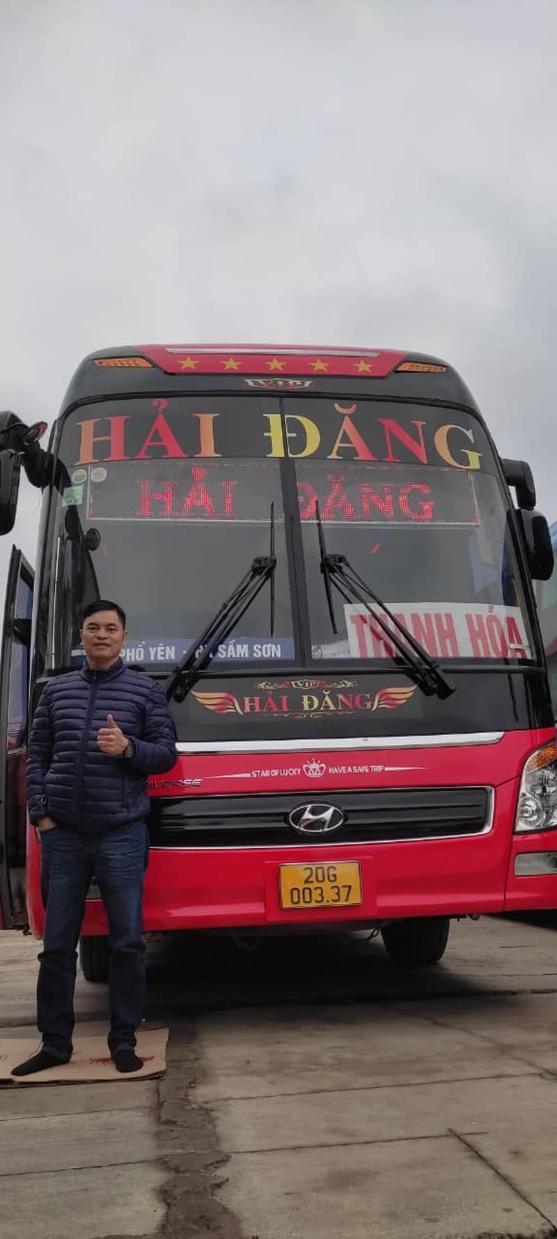 Nhà xe Hải Đăng Thái Nguyên Thanh Hóa Sầm Sơn Ninh Bình