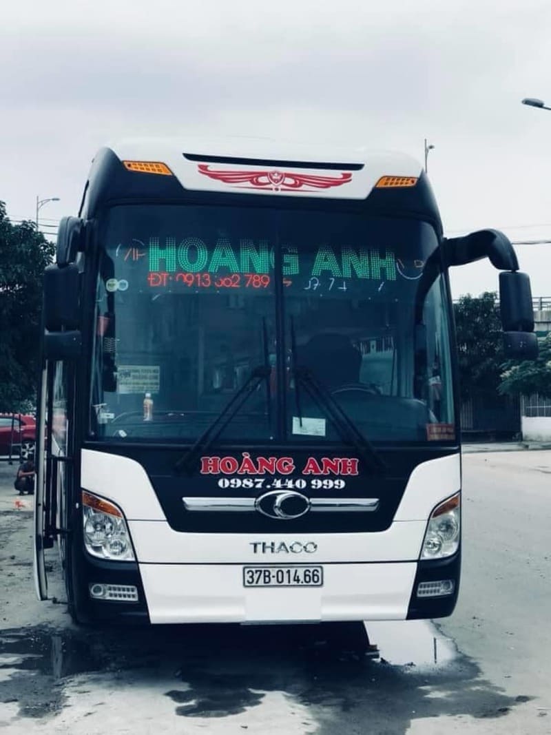Nhà xe Hoàng Anh Nghệ An Quỳnh Lưu Thanh Chương đi Sài Gòn