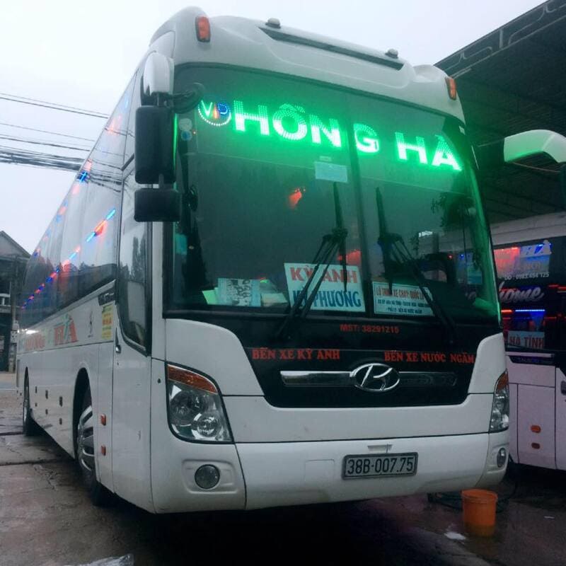Nhà xe Hồng Hà Kỳ Anh Hà Tĩnh đi bến xe Nước Ngầm Hà Nội