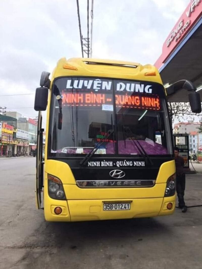 Nhà xe Luyện Dung Ninh Bình Quảng Ninh Hà Nội Bắc Ninh