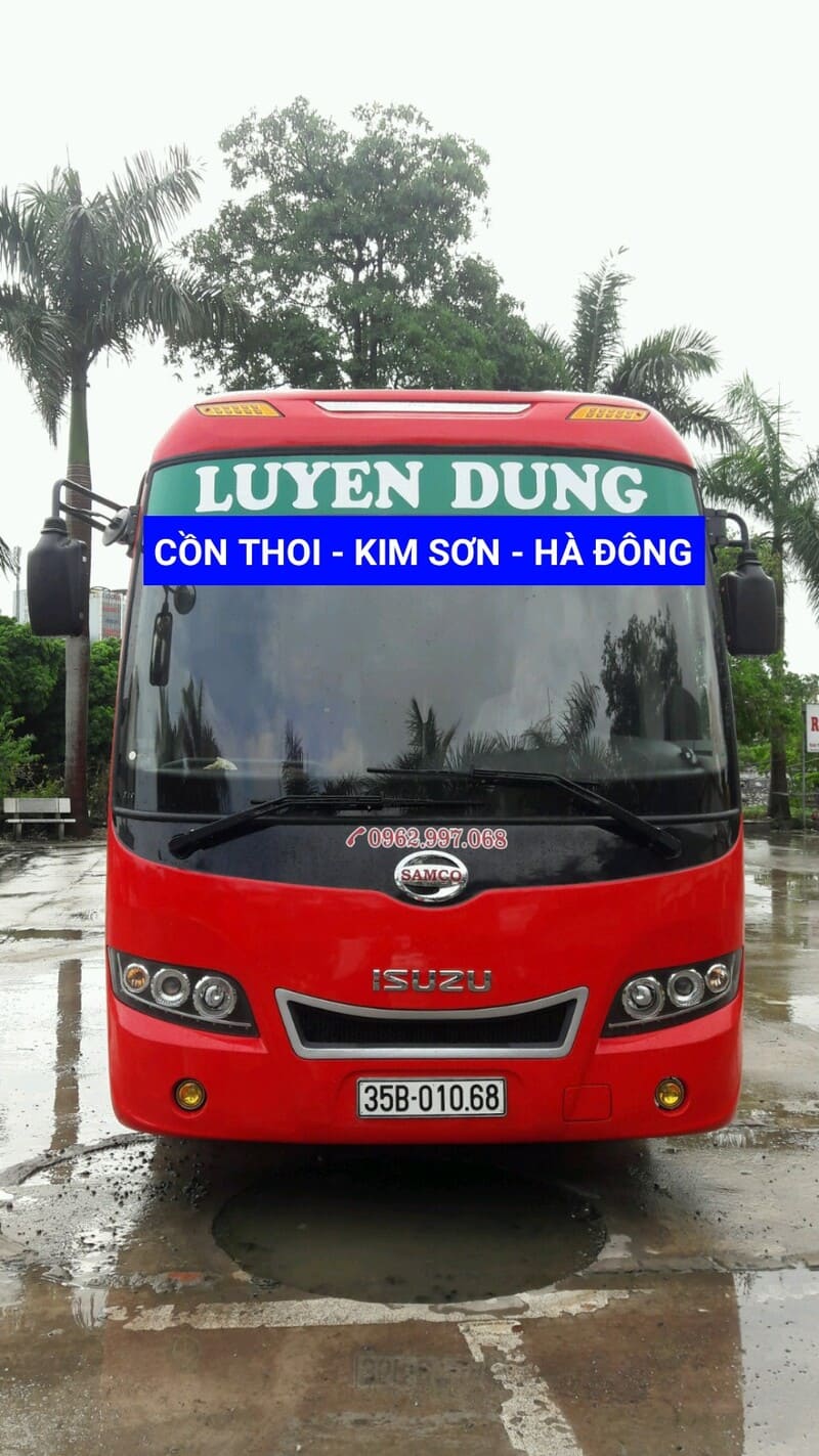 Nhà xe Luyện Dung Ninh Bình Quảng Ninh Hà Nội Bắc Ninh
