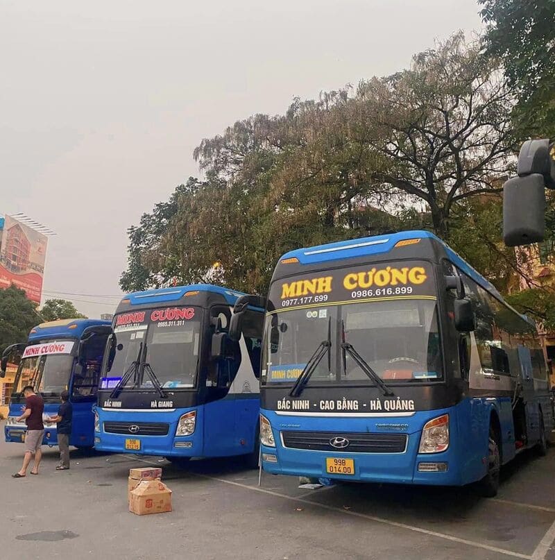 Nhà xe Minh Cương Bắc Ninh Hà Giang Bắc Giang Cao Bằng