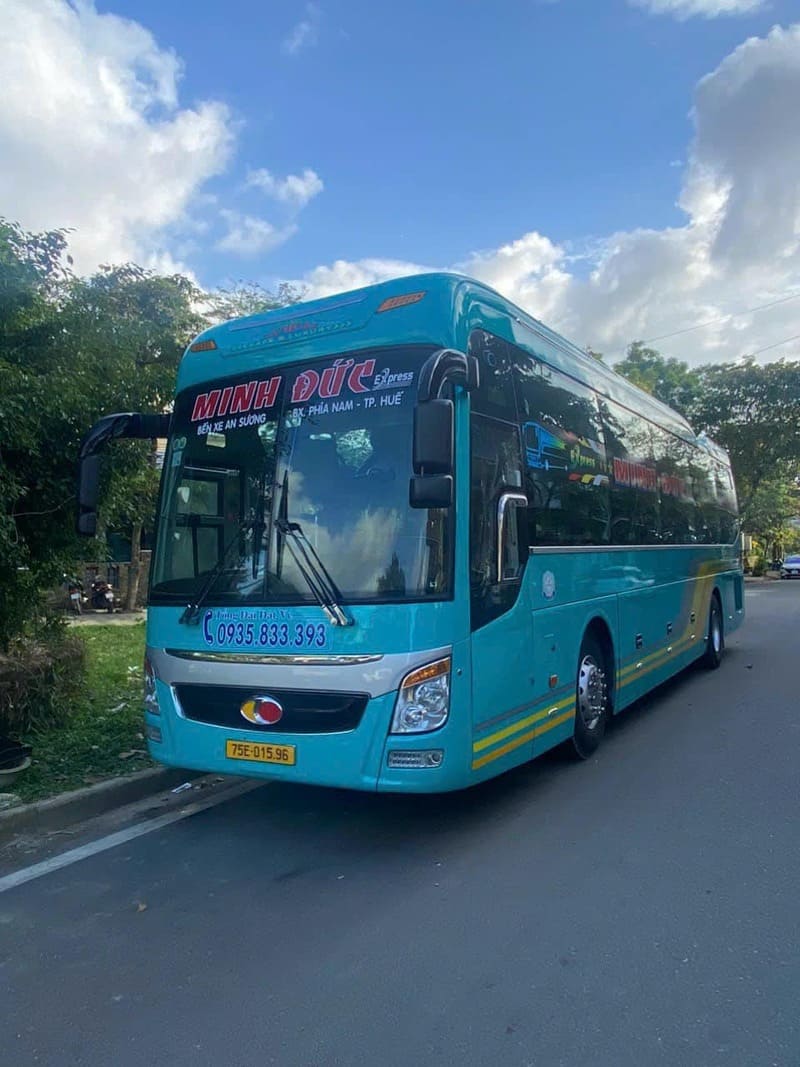 Nhà xe Minh Đức Huế đi Sài Gòn TPHCM Miền Đông An Sương