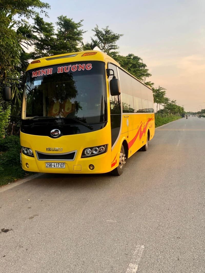 Nhà xe Minh Hương Hưng Hà Quỳnh Côi Thái Bình đi Hà Nội