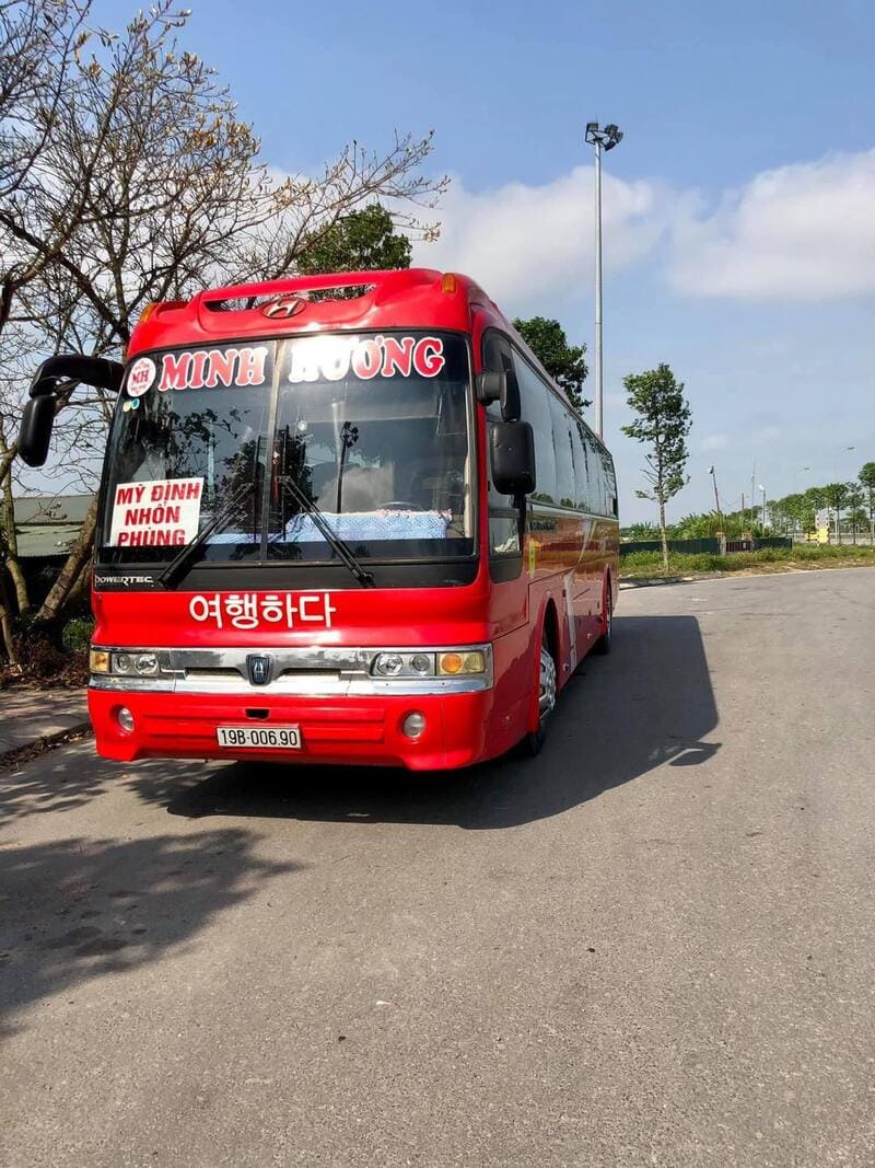 Nhà xe Minh Hương Hưng Hà Quỳnh Côi Thái Bình đi Hà Nội