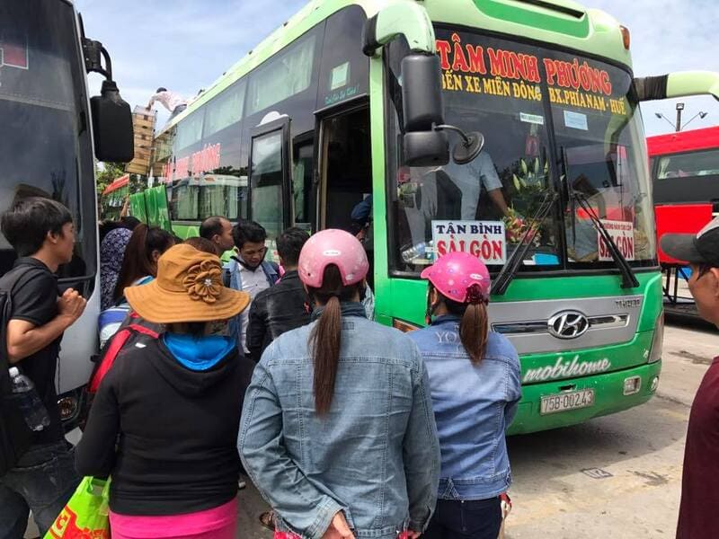 Nhà xe Minh Phương (Tâm Minh Phương) Sài Gòn đi Huế Đồng Nai