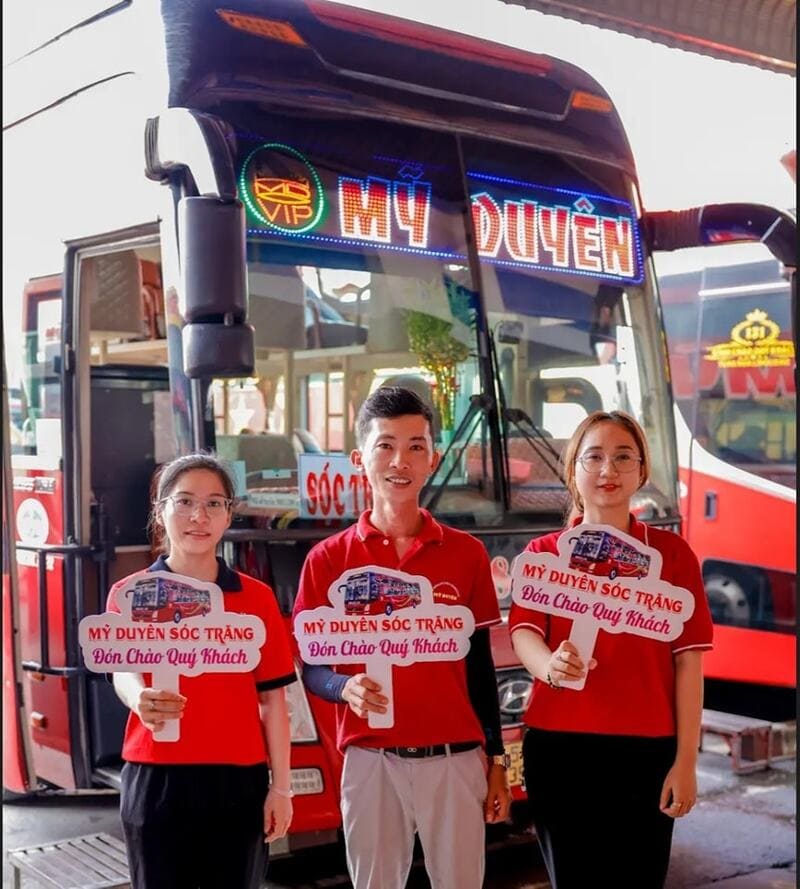 Nhà xe Mỹ Duyên Sóc Trăng Sài Gòn đi Phụng Hiệp BX Đại Ngãi
