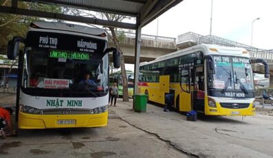 Nhà xe Nhật Minh Phú Thọ đi Hải Phòng Hà Nội Mỹ Đình