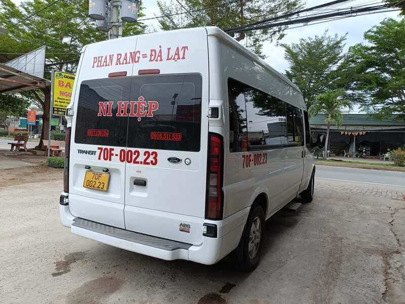 Nhà xe Ni Hiệp Phan Rang Đà Lạt Ninh Thuận đi Lâm Đồng