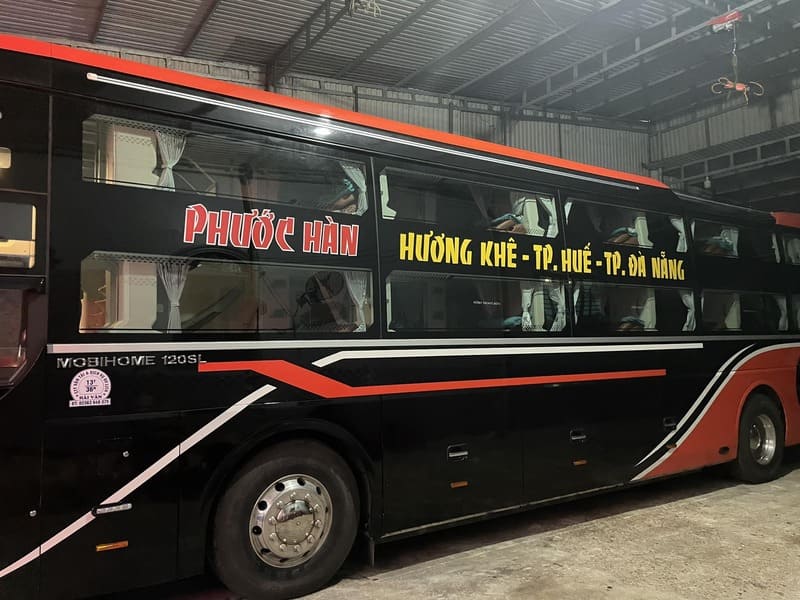 Nhà xe Phước Hàn Hương Khê Hà Tĩnh đi Đà Nẵng Sài Gòn