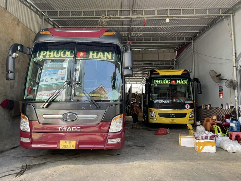 Nhà xe Phước Hàn Hương Khê Hà Tĩnh đi Đà Nẵng Sài Gòn