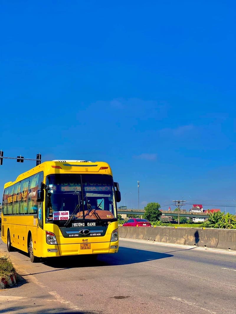 Nhà xe Phương Oanh Đô Lương Nghệ An Hà Nội bến xe Mỹ Đình