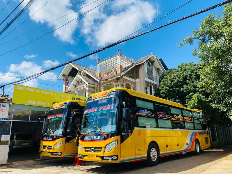 Nhà xe Quốc Phát Chư Sê Gia Lai đi Bình Dương TP Hồ Chí Minh