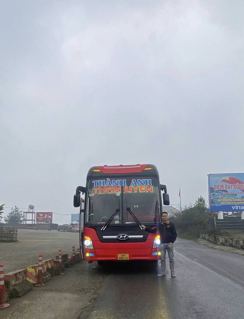 Nhà xe Thành Anh Bắc Giang Bắc Ninh đi Nghĩa Lộ Than Uyên