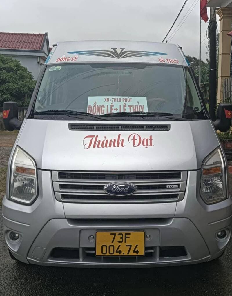 Nhà xe Thành Đạt Đồng Lê Đồng Hới Lệ Thuỷ Quảng Ninh