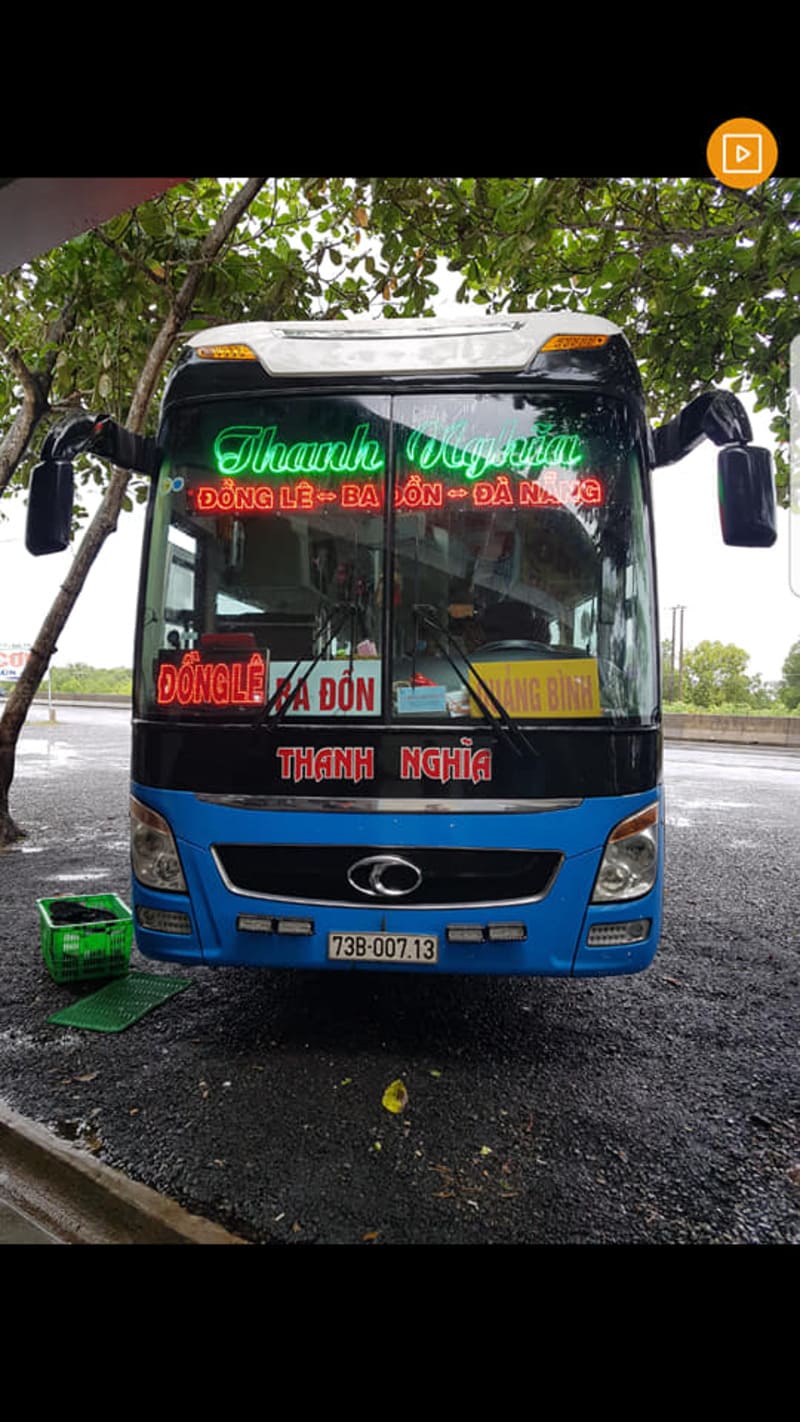 Nhà xe Thanh Nghĩa Đồng Lê Ba Đồn Đà Nẵng Huế