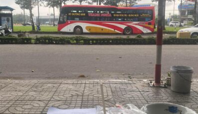 Nhà xe Thanh Nghĩa Vũng Tàu Quảng Ngãi đón khách QL1A