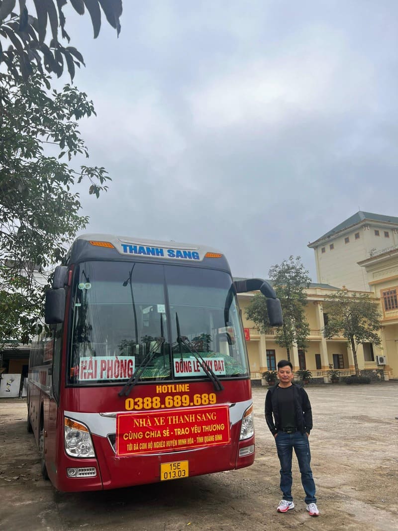 Nhà xe Thanh Sang Hải Phòng Quảng Trị Thanh Hóa Quảng Bình