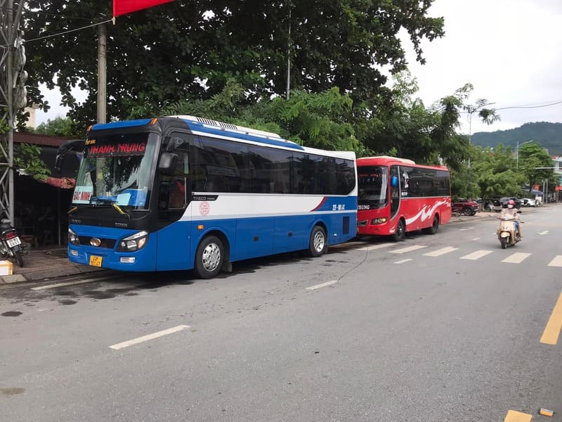 Nhà xe Thành Trung Tuyên Quang Chiêm Hóa Bắc Ninh Bắc Giang