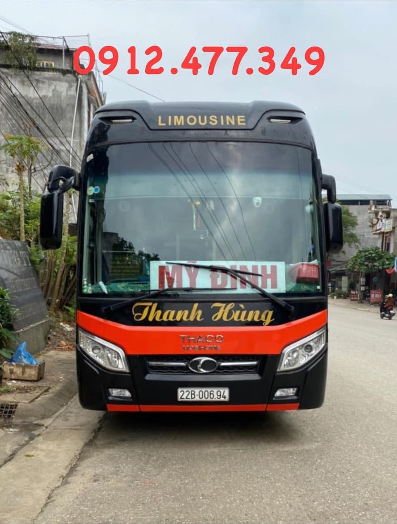 Nhà xe Thanh Hùng Chiêm Hóa Mỹ Đình Bắc Ninh Thái Nguyên