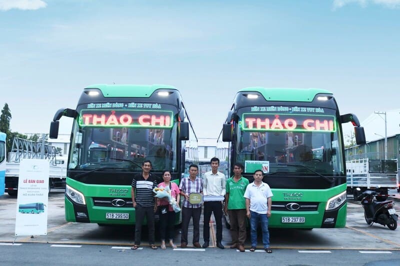 Nhà xe Thảo Chi TP.HCM Phú Yên bến xe An Sương Lam Hồng