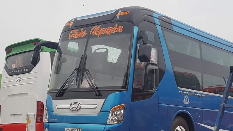 Nhà xe Thảo Nguyên Chợ Mới An Giang Sài Gòn bến xe Miền Tây