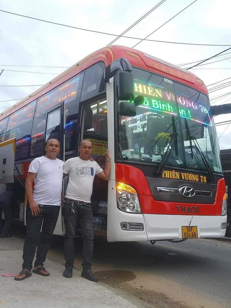 Nhà xe Thiên Vương 78 Tuy Hòa Phú Yên đi Sài Gòn Long An