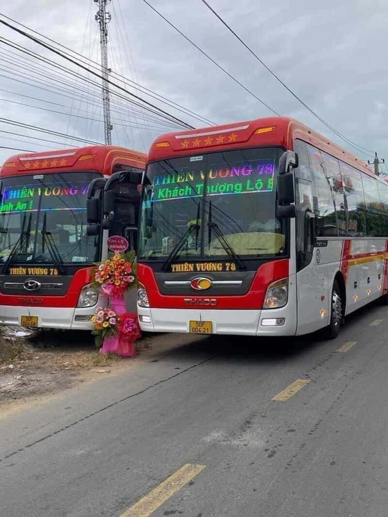 Nhà xe Thiên Vương 78 Tuy Hòa Phú Yên đi Sài Gòn Long An